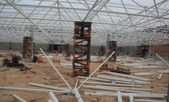 咸阳盘点钢结构网架装配的步履和相关关注变乱